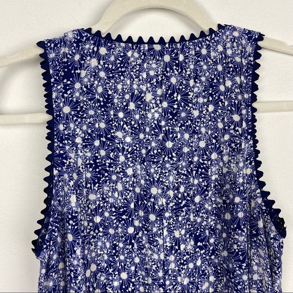 Club Monaco Narella Blue Dress 100% Silk - Picture 5 of 9